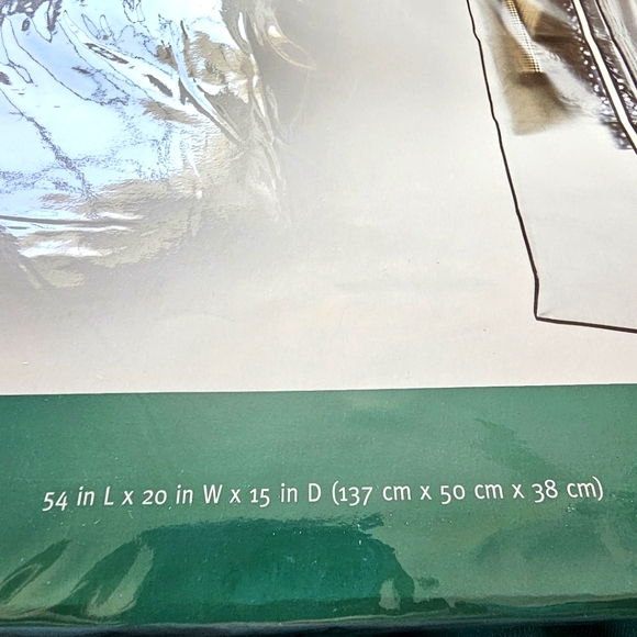 Store It Frosted Vinyl Hanging Wardrobe Storage Protector Zip Garment Bag NEW - Picture 3 of 7